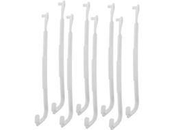 Magiclulu Conjunto De 8 Ganchos Ajustáveis Para Defletor Ar Condiciona