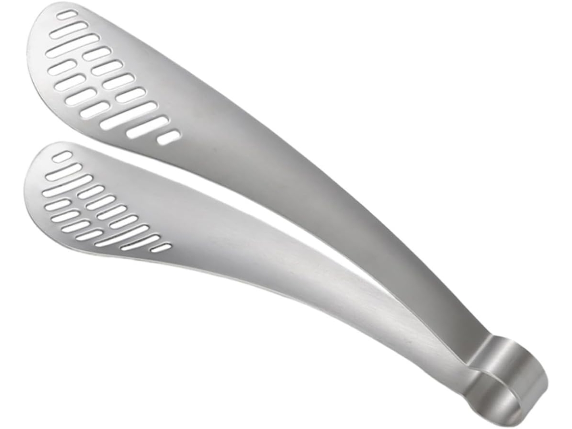 Pinça De Aço Inoxidável Para Alimentos, Resistente Ao Calor, Ideal Para Churrasco E Uso Diário
