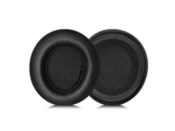 Conjunto de 2 Almofadas para Headphones em Protein Couro para Ouvido Fones com Fio Steelseries Arctis Nova GIECY (preto)