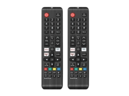 2 Controles Remotos Bn59-01315b De Substituição Para Smart Tvs Samsung Ue43ru7105 E Ue50ru7179 Com Netflix E Prime Video._glo