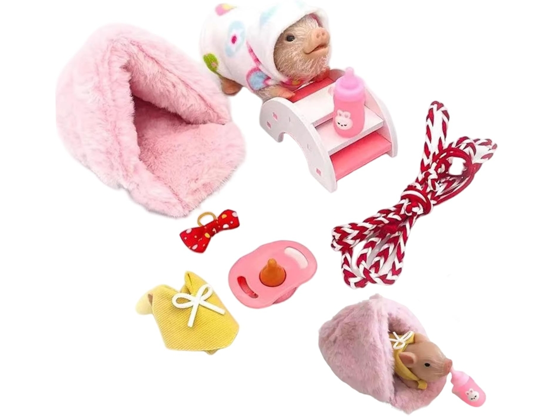 Animais De Silicone, Porquinho Silicone 12,7 Cm, Brinquedo Realista E
