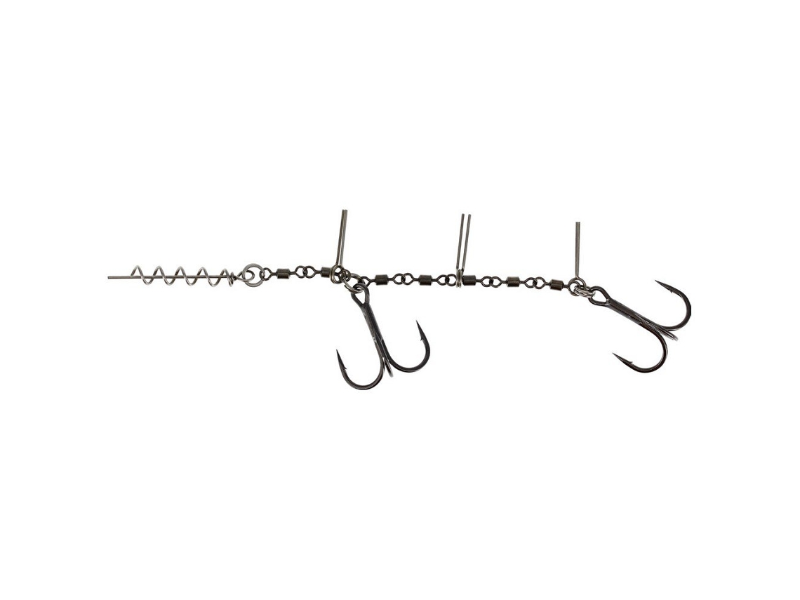 Baixos de Linha Add-It Jointed Stinger Hd Double Prateado 150 Mmwestin