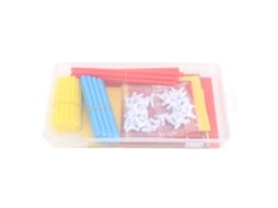 Bloques De Palos De Construcción Plásticos Multicolores Juguete Educativo Geométrico 3d Interactivo