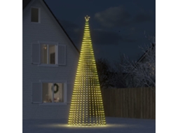 Vidaxl Led Árvore De Natal 1544 Leds Branco Quente 500 Cm