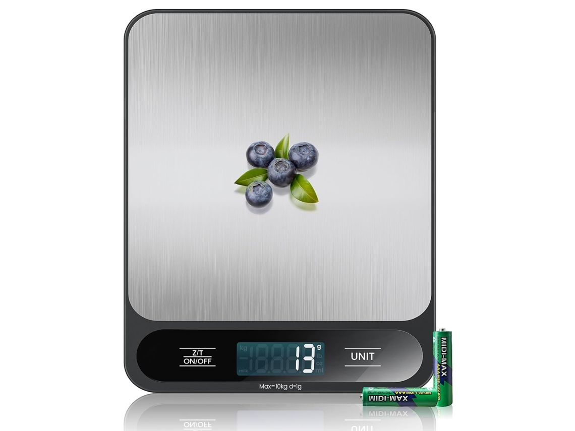 Balança AQUAFORGE 10 kg em Aço Inoxidável com Controle por Toque