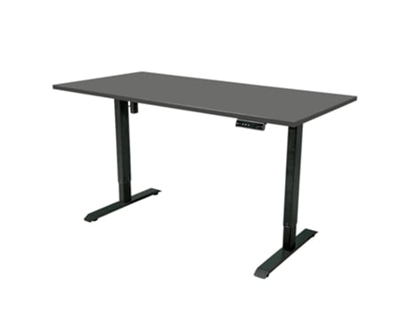 Secretária Ajustável Eletricamente IVOL (180x80 cm - Preto)