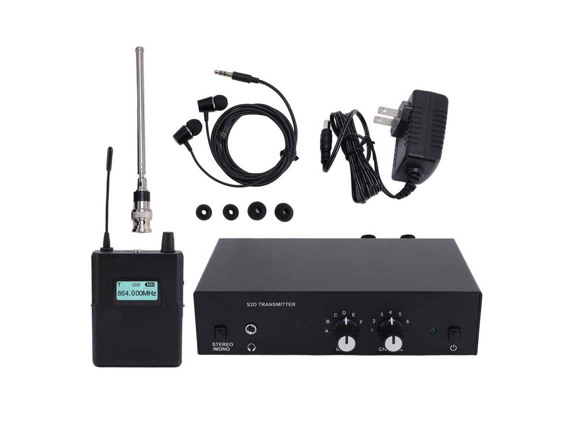 Sistema de Monitor In ear EOOCOO (sem fio, profissional, 902/928 MHz)
