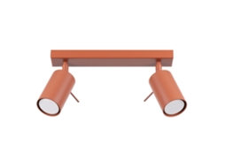 Sollux Sl.1507 Lámpara De Techo Ring 2 Rojo Ocre Ocre Rojo