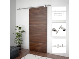 Vidaxl Kit Ferragens P/ Porta Deslizante 183cm Aço Inoxidável Prateado