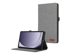 Capa de couro com textura de tecido horizontal Webake para tablet