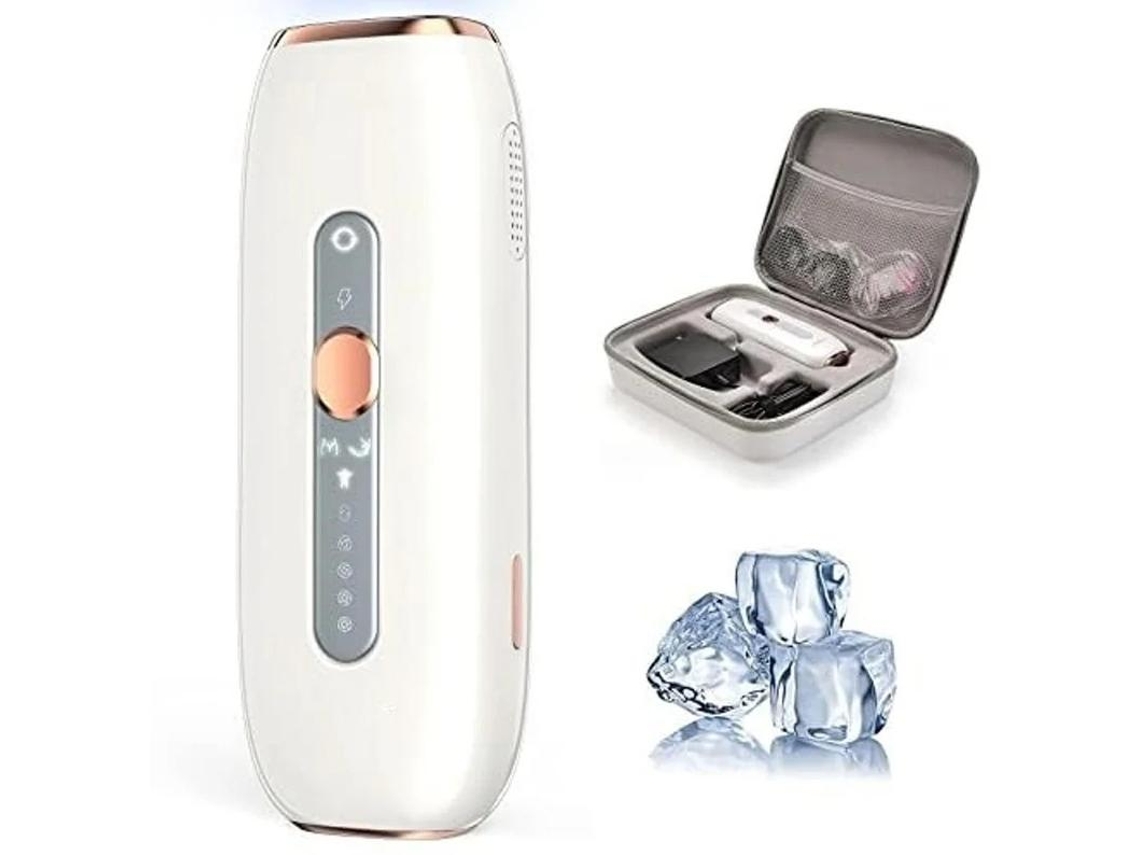 Remoção De Pêlos Ipl Indolor Com Estojo Dispositivo Permanente De Remoção De Pêlos A Laser Com 5 Níveis De Energia E 2 Modos De Flash Yizhood