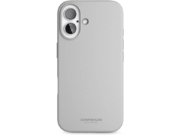 Capa VONMÄHLEN iPhone 16 Silicone com MagSafe (Cinzento)