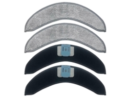 Conjunto De 4 Panos De Limpeza De Reposição Para Aspirador Robô Irobot Roomba Combo J7+ - Microfibra Lavável E Reutilizável_ozo