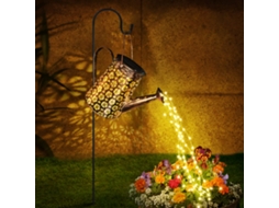 Luminária solar de solo, coração, à prova d'água, para jardim e exteriores AQUAFORGE