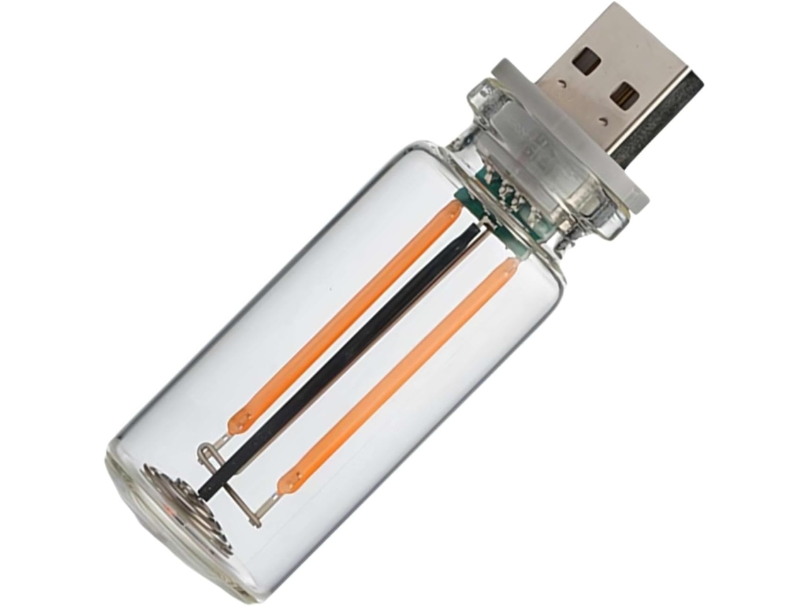 Abajur De Mesa Vidro, Luz Noturna Led Retrô Com Toque