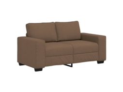 Sofá de 2 Lugares Tecido 160x77x82 Cm Castanho MAISON EXCLUSIVE