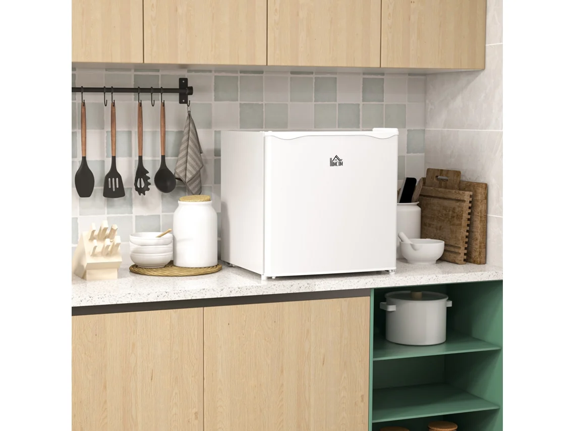 Mini Freezer Branco De 35 Litros Com Controle De Temperatura De 5 Estágios