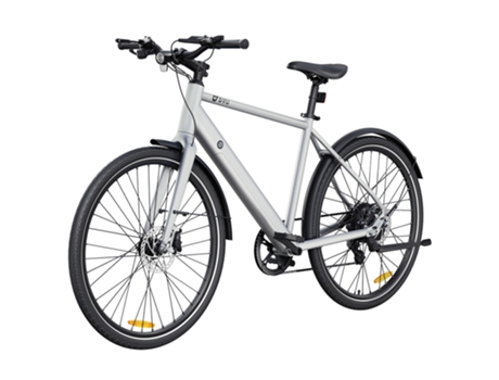 Bicicleta elétrica Stroll 1, 250 W, 36 V, 9 Ah, autonomia de 100 km, pneus 700c, freios hidráulicos Shimano 7 V, display LED. Cor Dyu Silver.