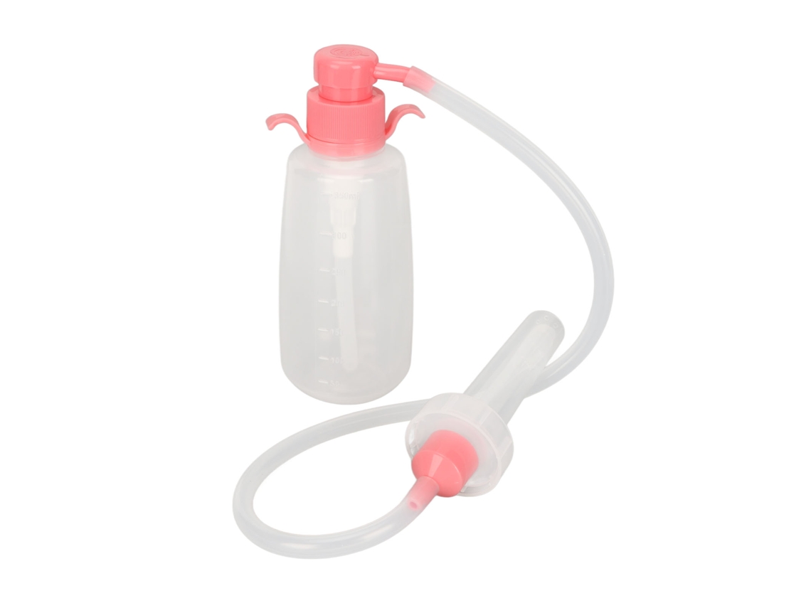 350ml Ducha Vaginal Reutilizável Rosa Para O Cuidado Diário Das Mulheres