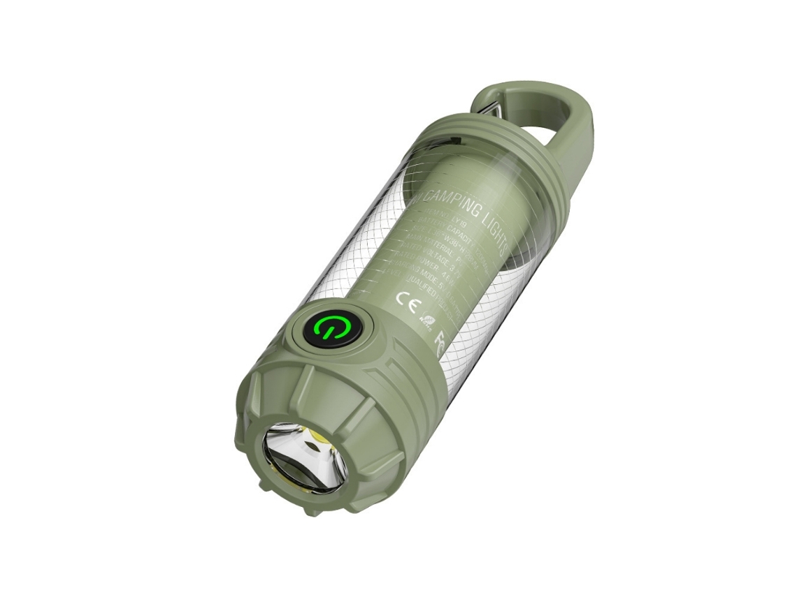 Lanterna Led Portátil Recarregável com Gancho para Camping, Decoração e Situações de Emergência BRILVIBERA