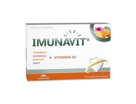 Suplemento Alimentar VELVET MED Imunavit Comprimidos Revestidos (Com Vitamina D3)