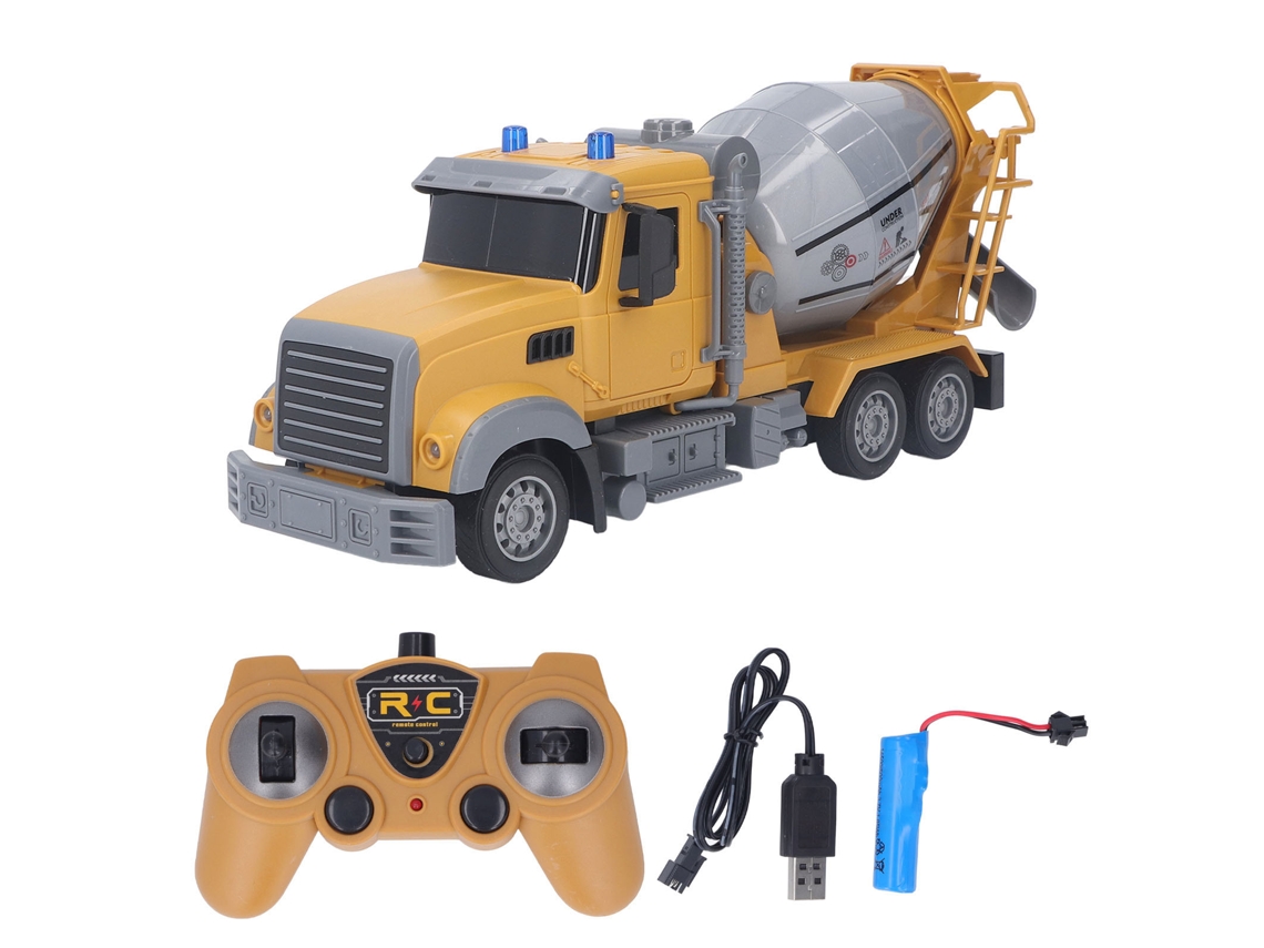 Mali caminhão Brinquedo de Betoneira Controle Remoto Rc Veículo Construção para Crianças