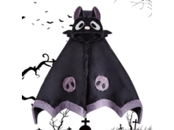 Manta Portátil para Soneca, Capa de Morcego Moletom com Capuz Design Fofo, Super Macia Anime CHABERLU