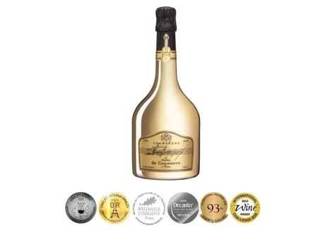 Champanhe Charles de Cazanove Cuvée Stradivarius Ouro 2009 Brut - 75 cl