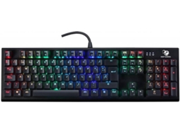 Teclado Gaming COOLBOX DeepSolid (Mecânico - Espanhol - Preto)