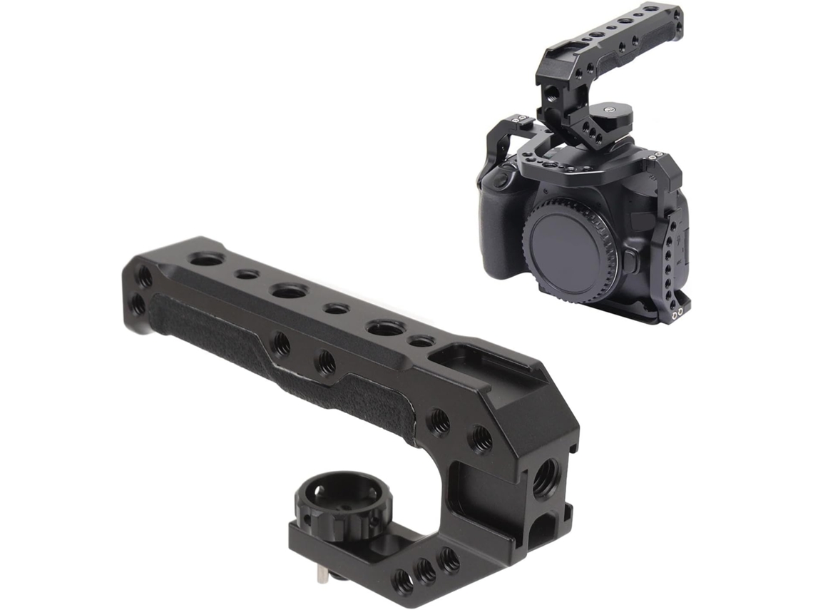 Alça Superior Para Gaiola De Câmera, Liga De Alumínio, Silicone, Multifuncional Para Câmera Slr, Alça De Transporte Tipo