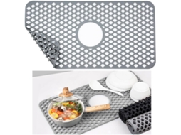 Tapete De Silicone Para Cozinha, Ideal Para Pias De Aço Inoxidável E Cerâmica Acessório Resistente Ao Calor Escorredor