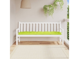 Vidaxl Almofadão P/ Banco De Jardim Tecido Oxford Verde Brilhante