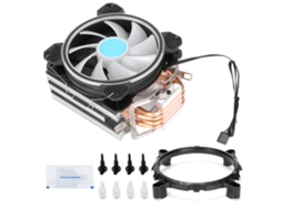 Resfriador De Cpu Com Dissipação Rápida De Calor, Quatro Pipes De Cobre Puro, Ventoinha Silenciosa Com Radiador Rgb