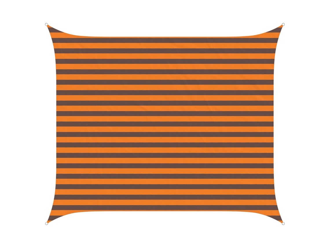 Conjunto 1 Sombra Externa Vidaxl Laranja Poliéster