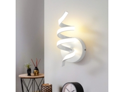 Nettlife Candeeiro De Parede Led Interior 7 W, Candeeiro Moderno 3000 K Branco Quente Para Escadas (preto), 11 Cm, Em Metal, Para Uso Diário