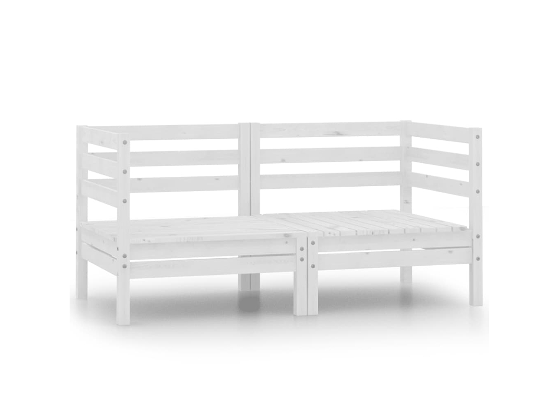 Corner Sofa, Corner Sofas Vidaxl Branco Madeira De Pinho (n/a)