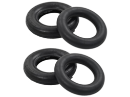 Vidaxl Conj. Pneus E Câmaras P/ Carrinho Mão 4 Pcs 3.50-8 4pr Borracha