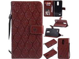 Capa LG K8 2017 Euro HONGWE. Castanho