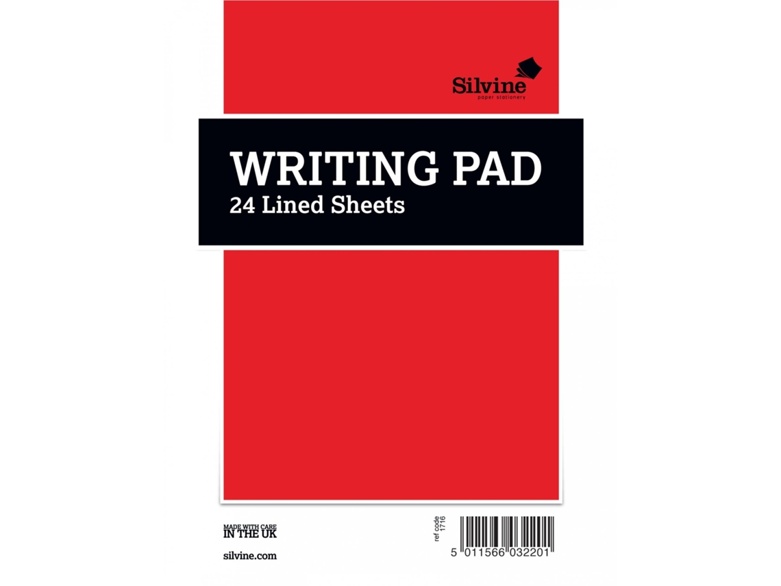 Bloco de Notas Pautado Silvine 177 Mm X 136 Mm Branco BRILVIBERA (pacote com 36)