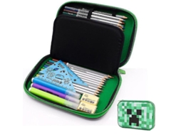 Estojo para Lápis, Grande Capacidade, Organizador, Escolar AQUAFORGE