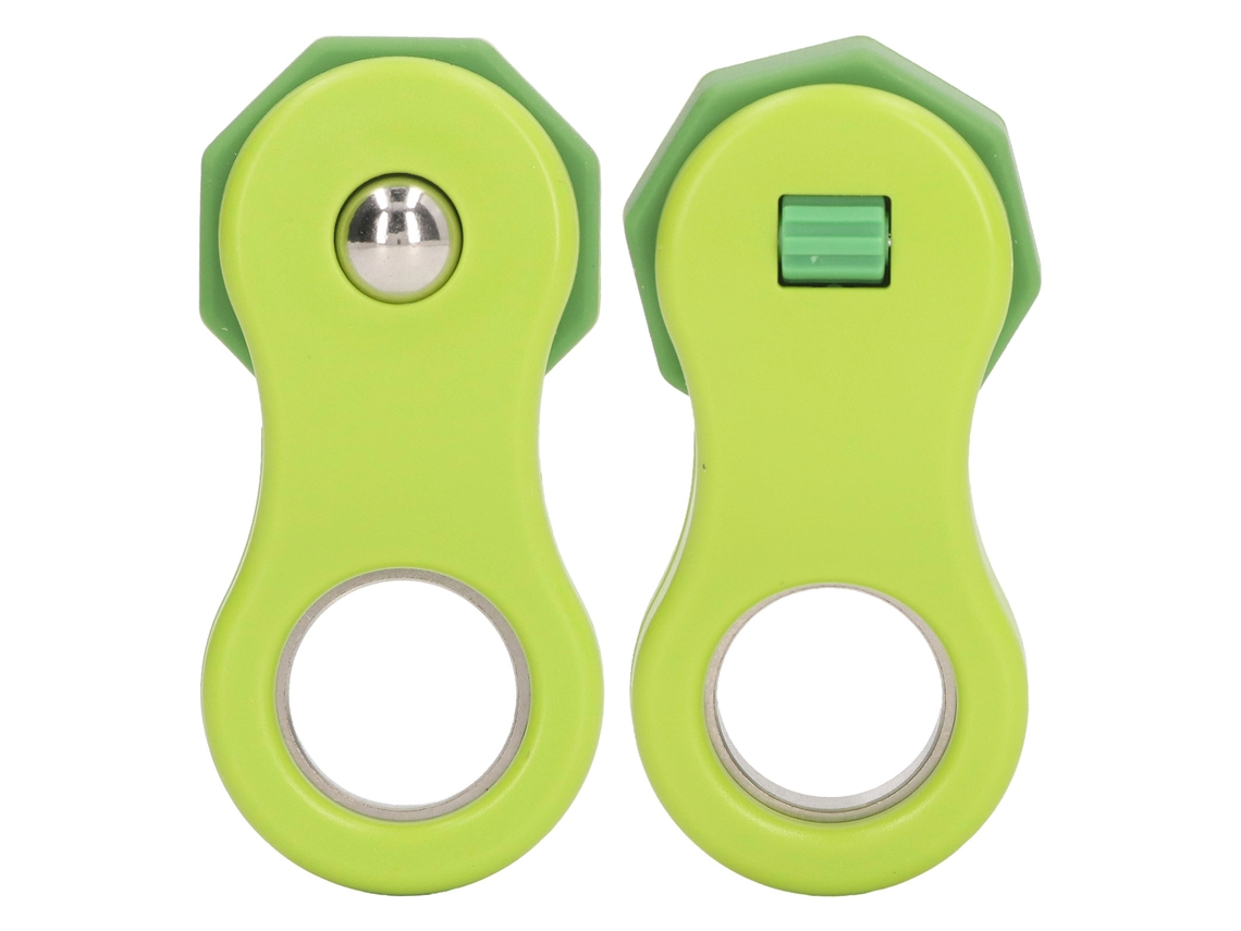Brinquedo De Deslizamento Para Dedo De Metal Com Múltiplos Modos: Pressionar, Girar E Aliviar O Estresse - Verde