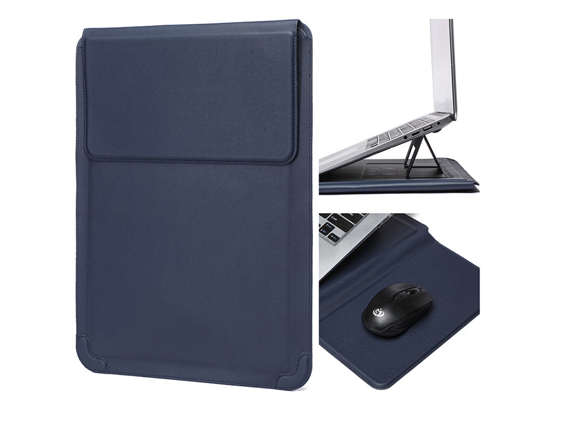 Capa HEXINYIGJLY para portátil, 11 polegadas, com suporte, para MacBook Air 11, Chromebook, preto (portátil educativo)