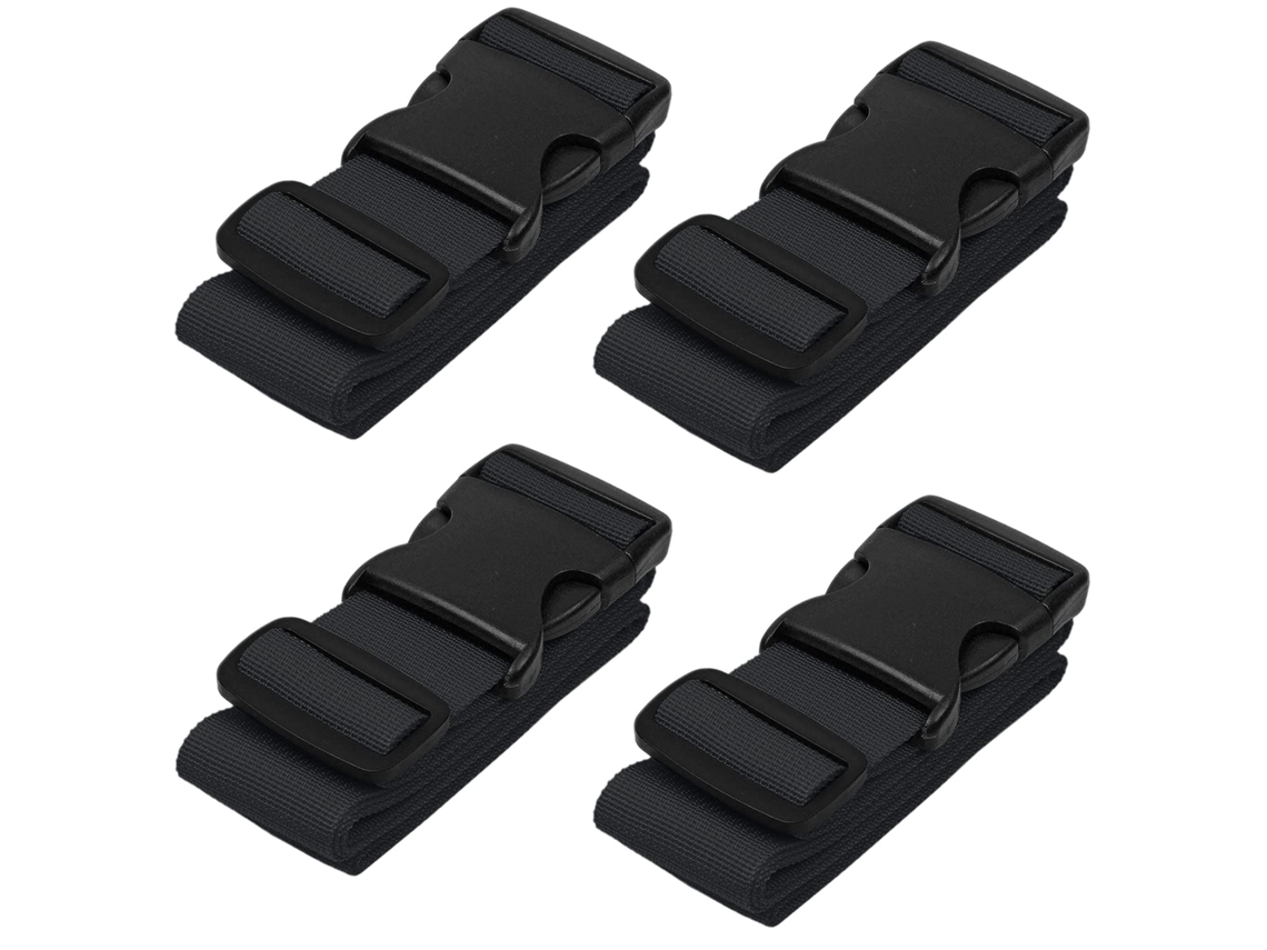 Alças Para Malas, Conjunto Com 4 Unidades, Pretas