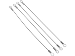 Fio Para Pendurar, Conjunto De 4 Peças, Fio Leve Com Laço, Capacidade De Carga 15kg, Fio De Segurança Resistente À Queda