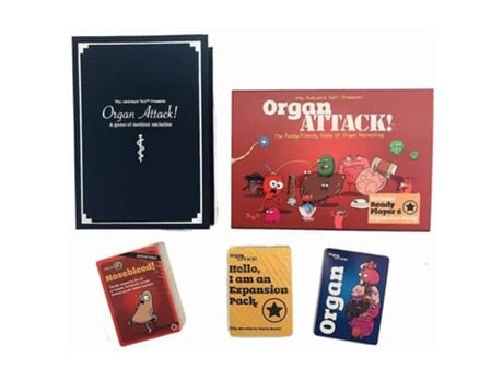 Jogo de Cartas Organ Attack Funny Gathering Card Board Game Party Family Card Portable Toy (Idade Mínima: 3 Anos - Dificuldade: Intermédia)
