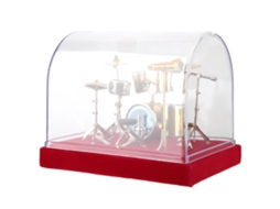Bateria Musical Miniatura 18cm para Decoração Worten