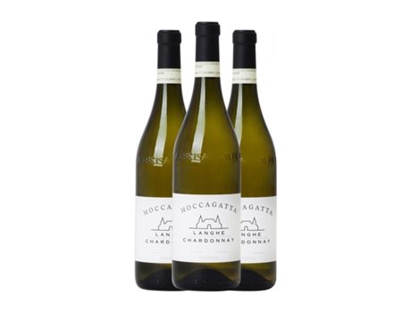 Vinho branco MOCCAGATTA Chardonnay Langhe (0.75 L - 3 Unidades)