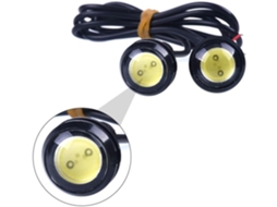 Doitool Conjunto De 10 Faróis Led Amarelos Olho Águia 23mm, Em Alumínio, Com Classificação Ip67 Para Condução Segura Em