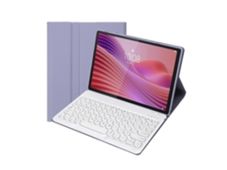Capa De Couro Para Tablet Com Teclado Bluetooth Yam29 Ultrafino Com Teclas Redondas Removíveis