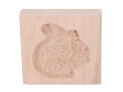 Ronjoe-molde De Biscoito De Madeira Birreira Reutilizável Para Baking Squirrel Press Stamp
